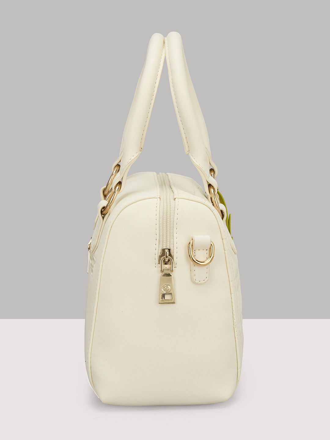 Caprese Aimee Small Alpine Oat Satchel Bag - Image 5