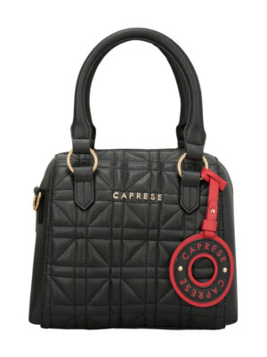 Caprese Aimee Small Black Satchel Bag