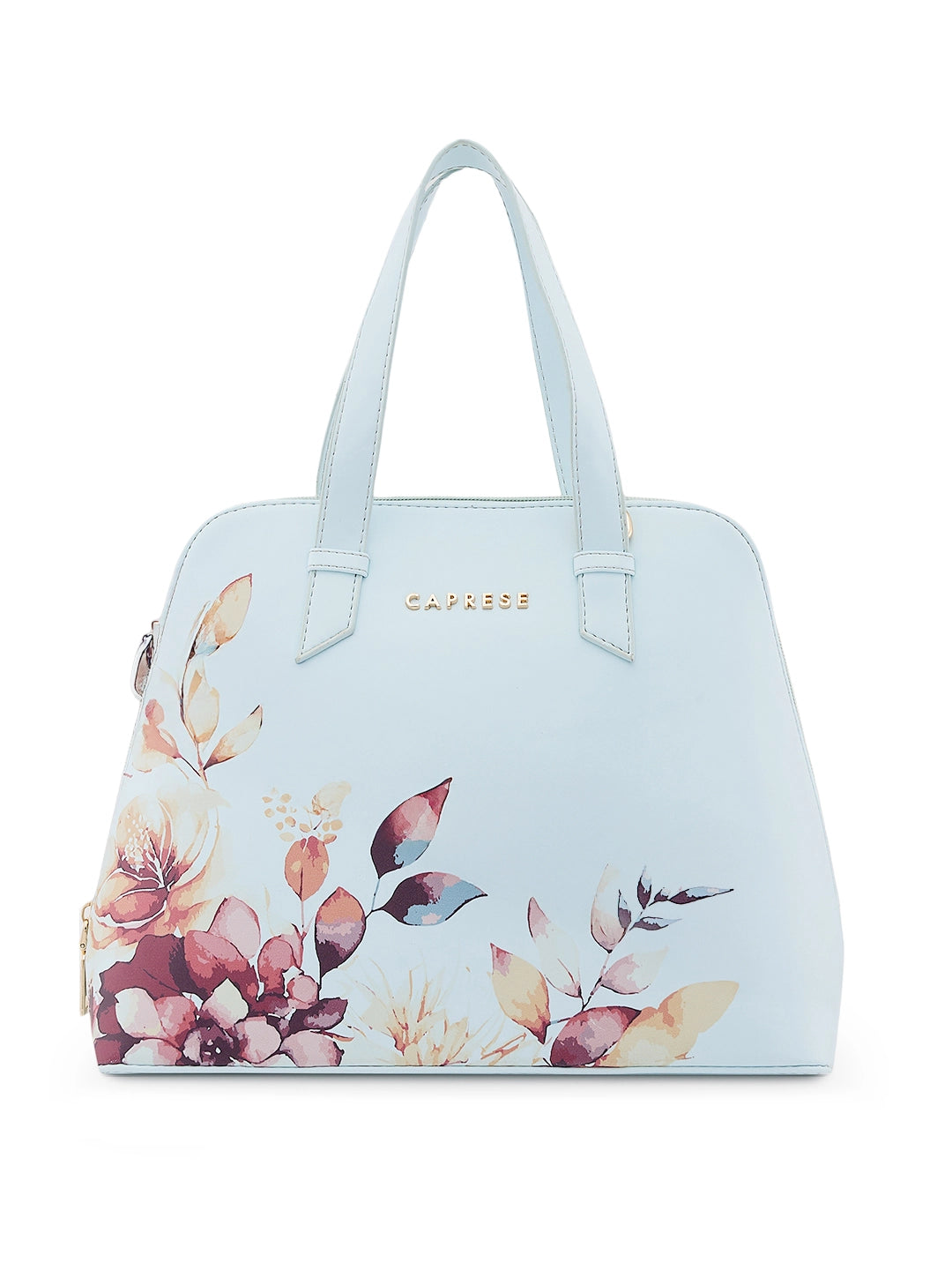 Caprese Alaya Medium Blue Satchel Bag