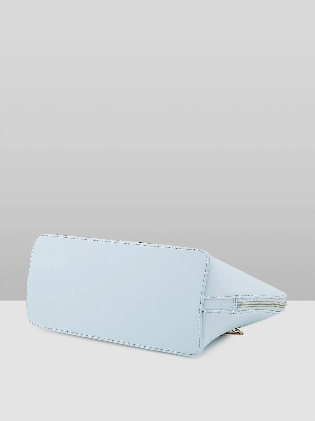 Caprese Alaya Medium Blue Satchel Bag - Image 4