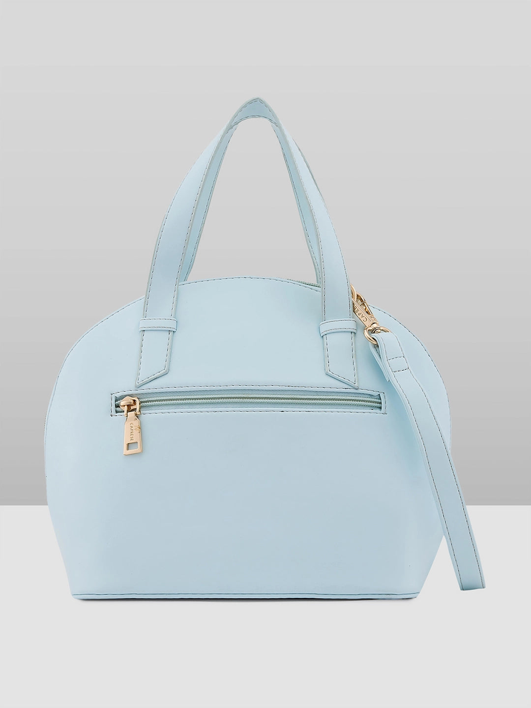Caprese Alaya Small Blue Satchel Bag - Image 5
