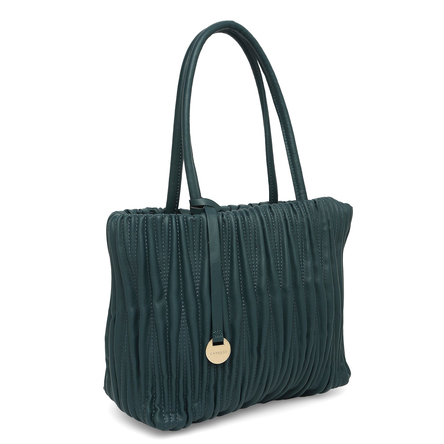 Caprese Dasha Medium Teal Satchel Bag - Image 5