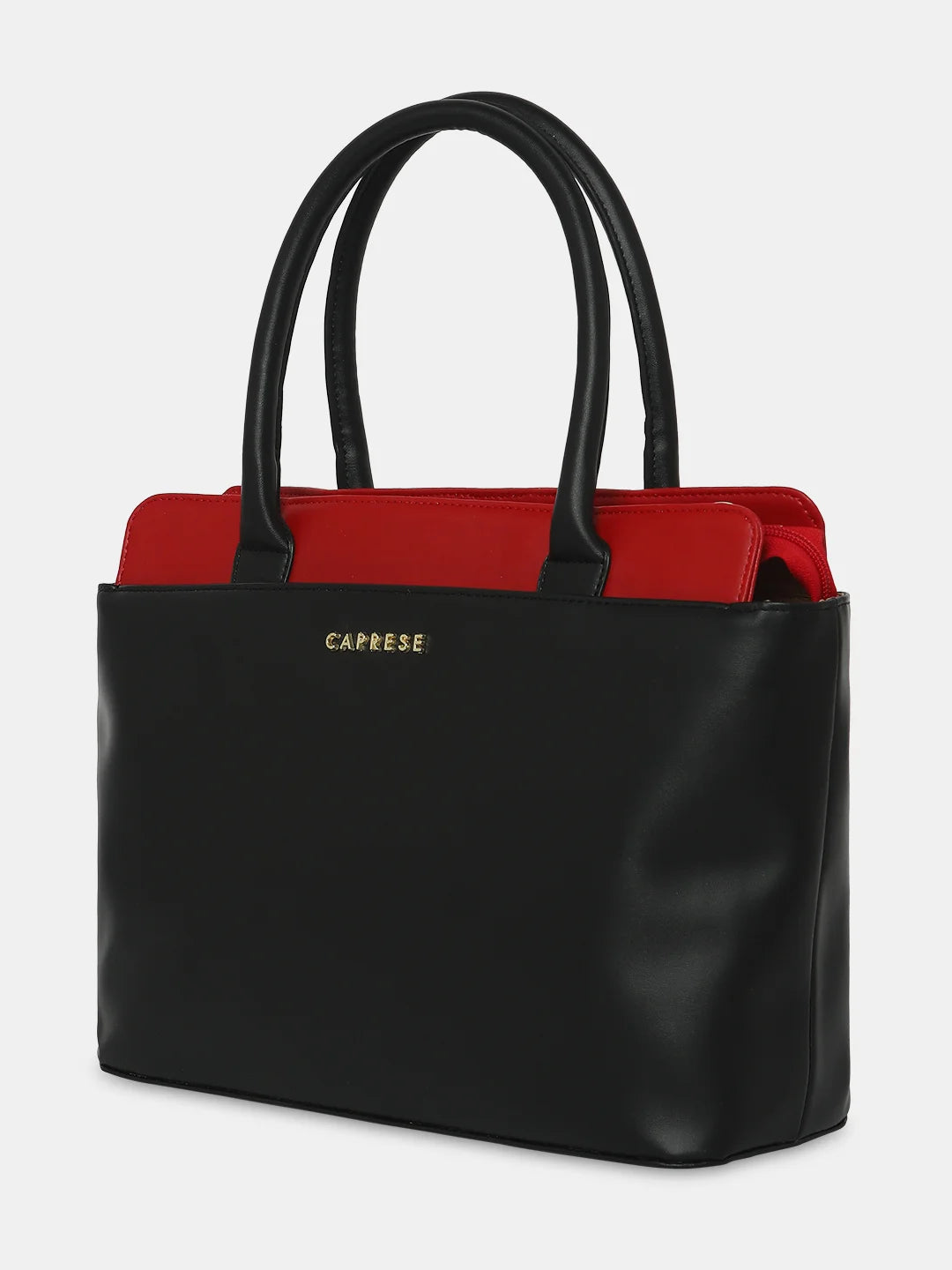 Caprese Lizzy Medium Red Satchel Bag - Image 5