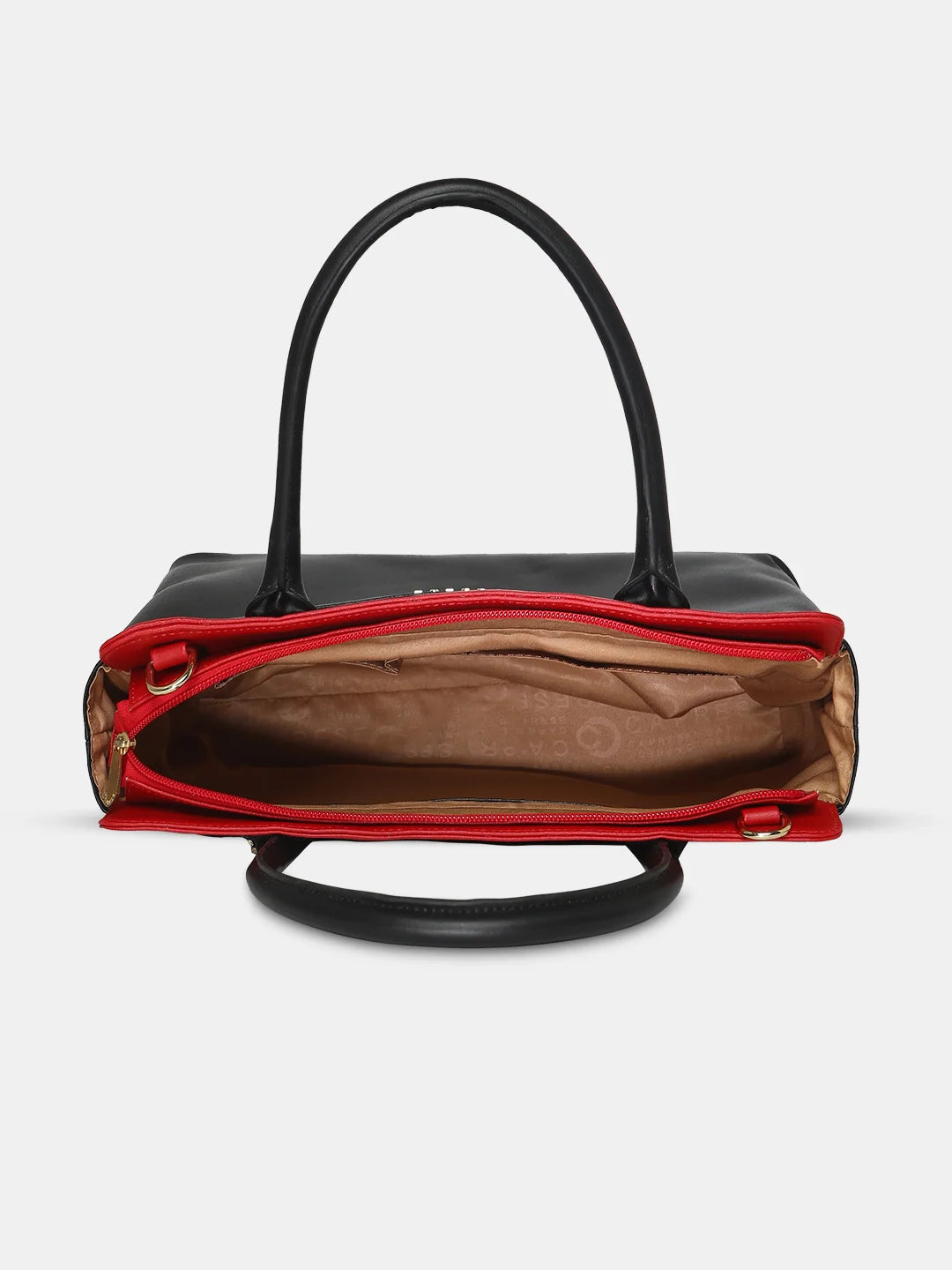 Caprese Lizzy Medium Red Satchel Bag - Image 9