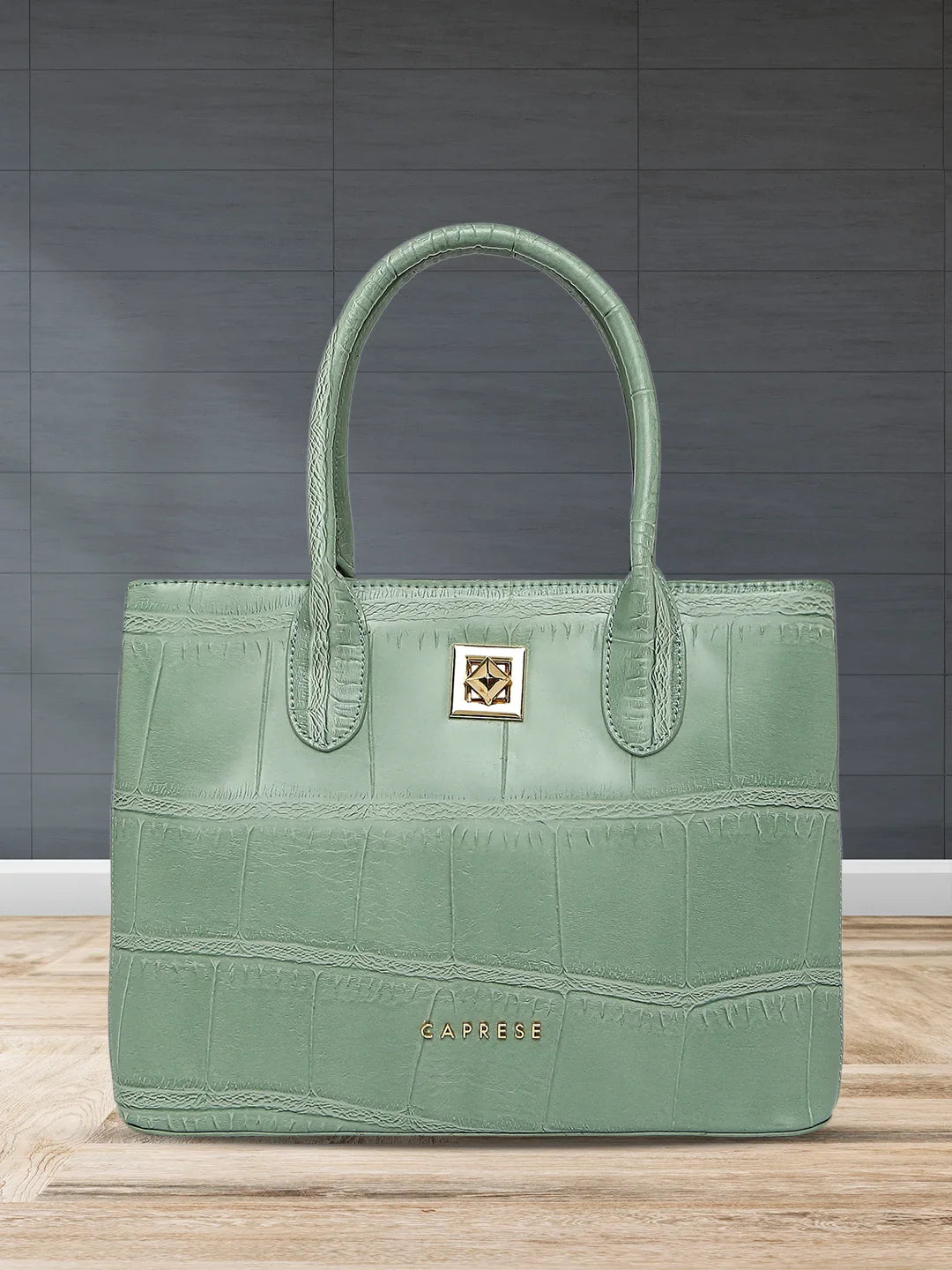 Caprese Mink Small Mint Satchel Bag - Image 2