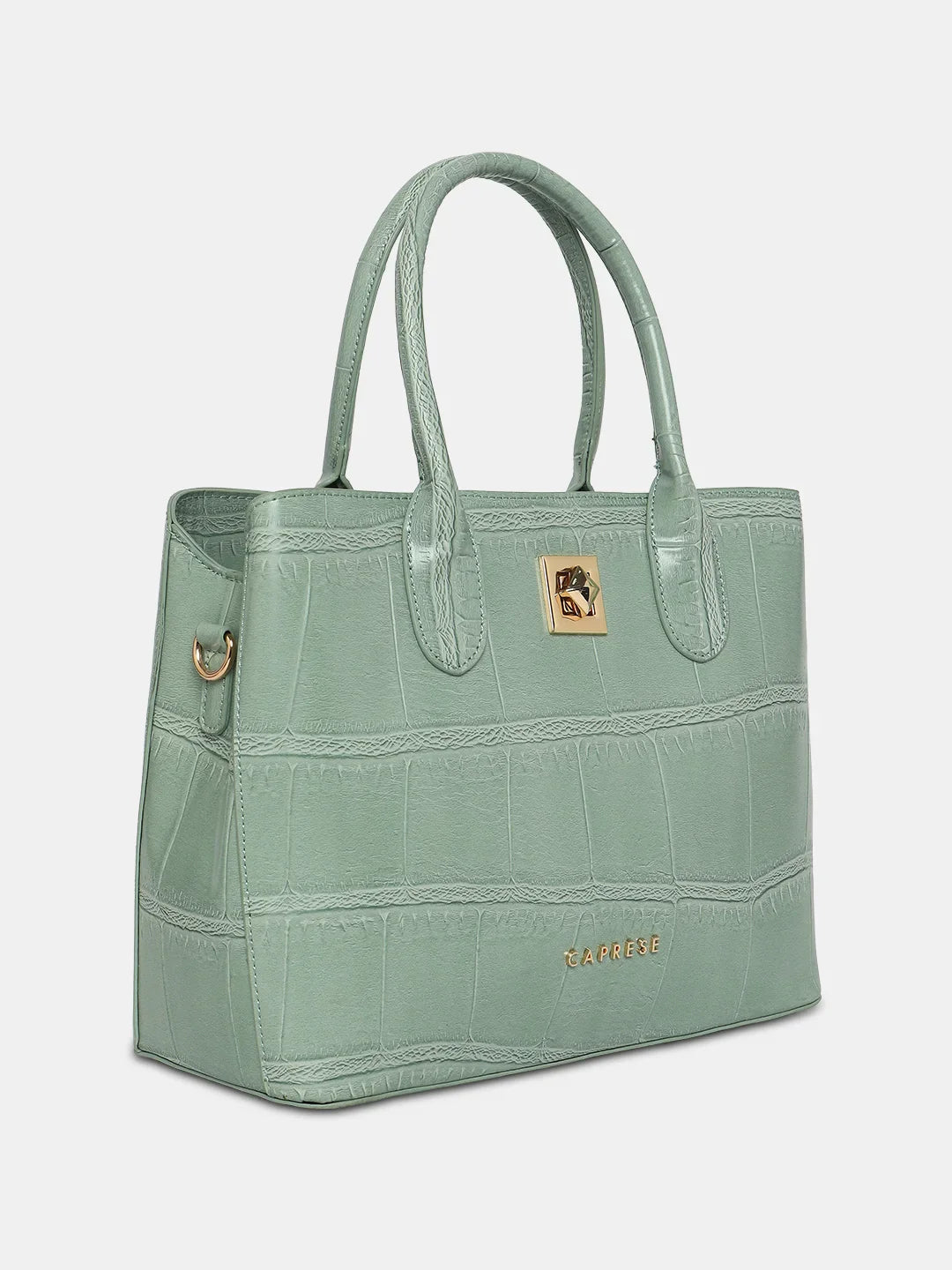 Caprese Mink Small Mint Satchel Bag - Image 4