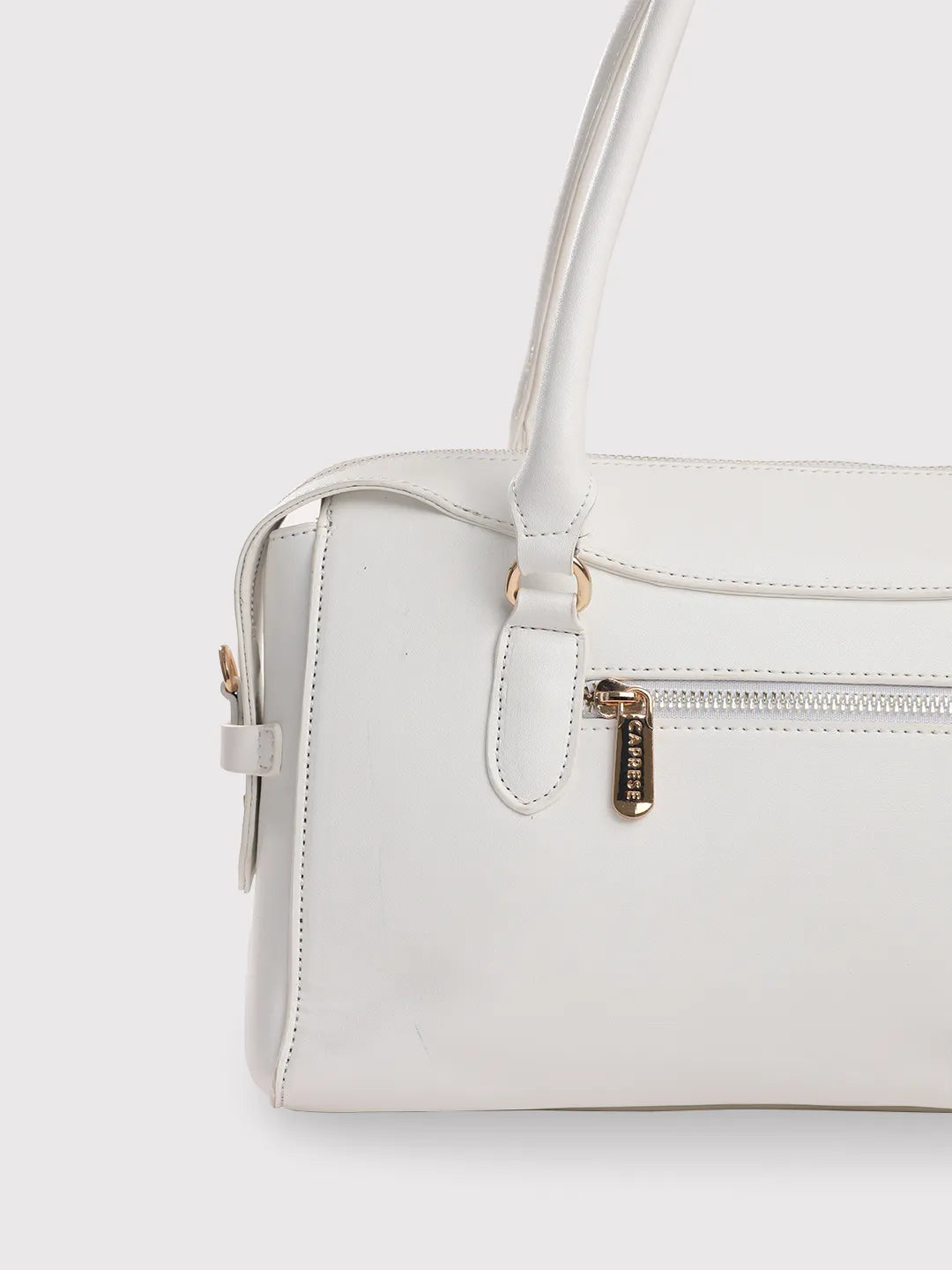 Caprese Vienna Small White Satchel Bag - Image 5