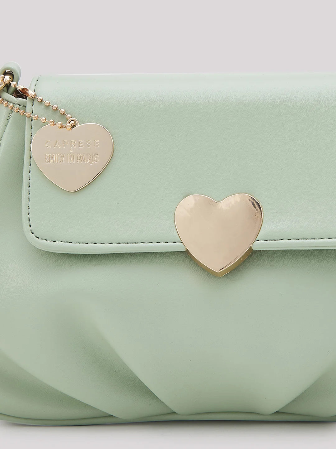 Caprese Yulla Medium Mint Satchel Bag - Image 10