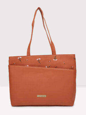 Caprese Adah Large Tan Tote Bag