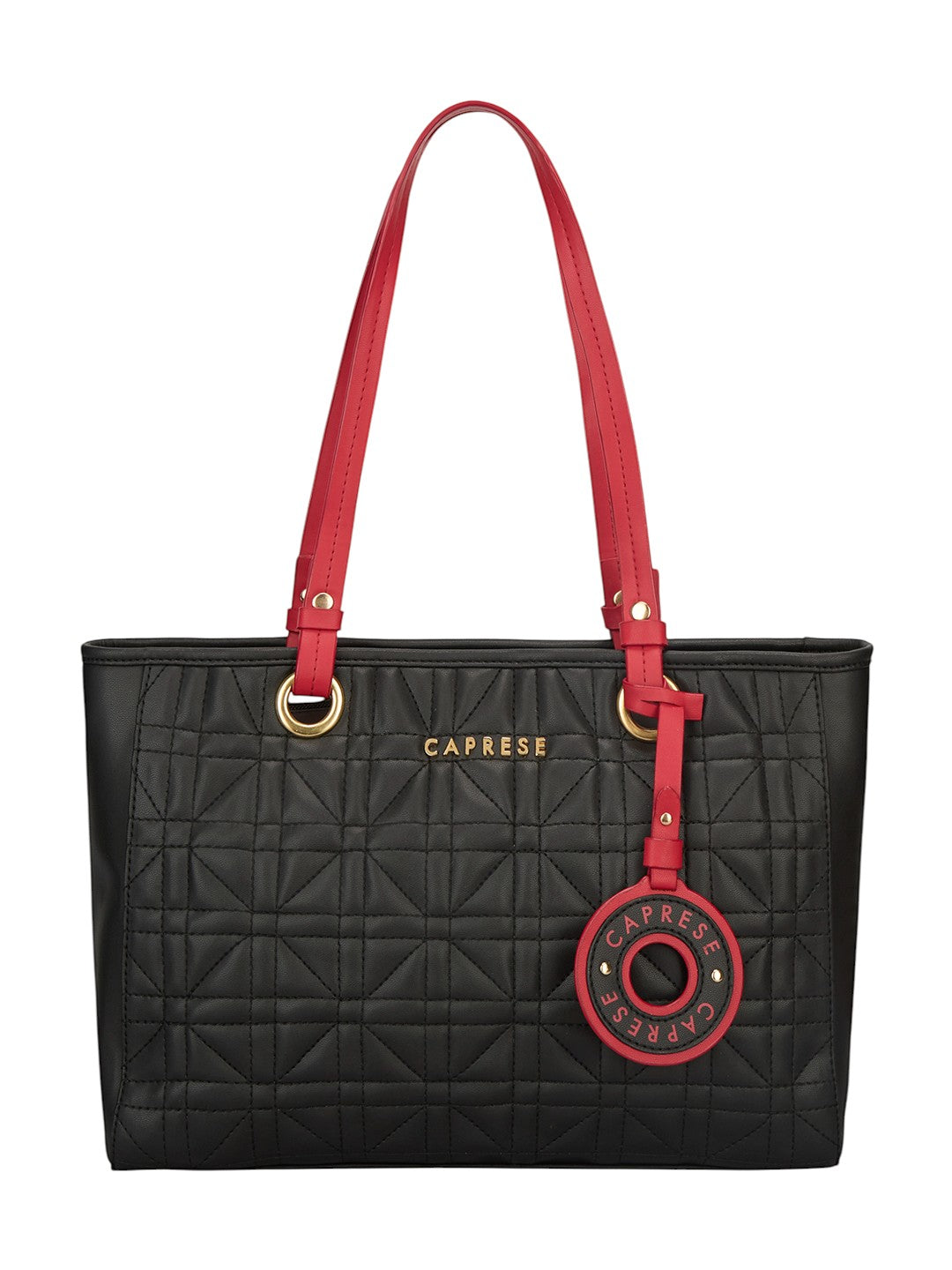 Caprese Aimee Medium Black Tote Bag
