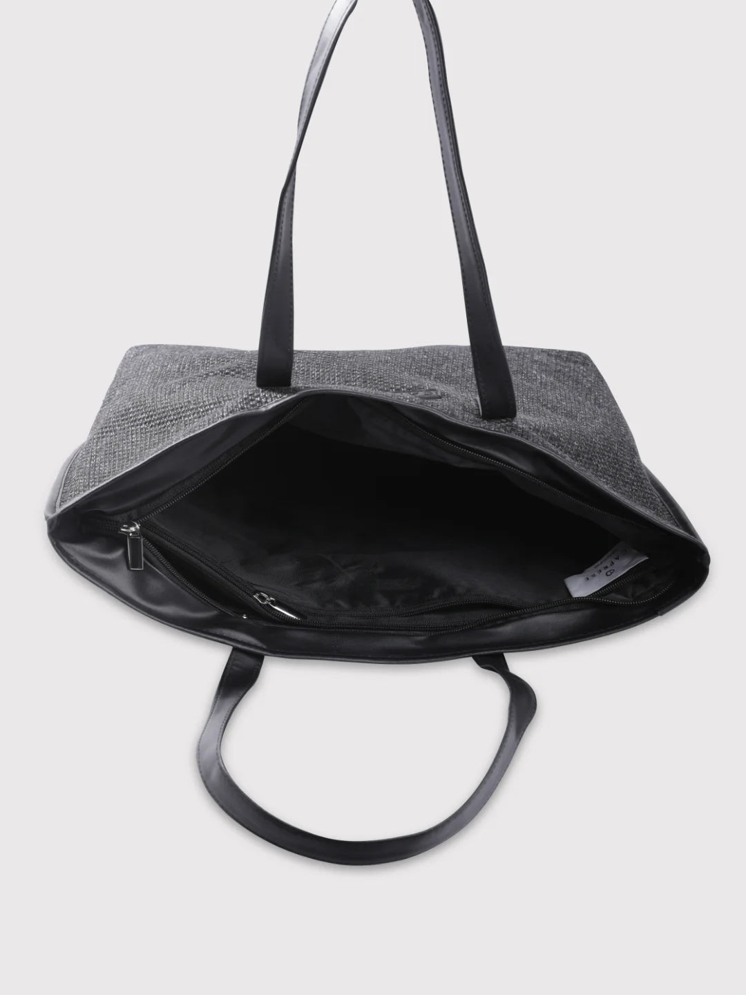 Caprese Alicia Large Black Tote Bag - Image 10