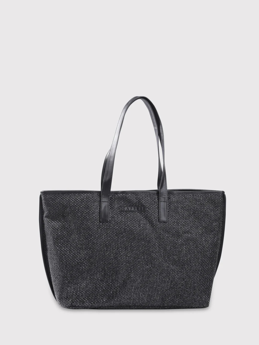 Caprese Alicia Large Black Tote Bag - Image 4