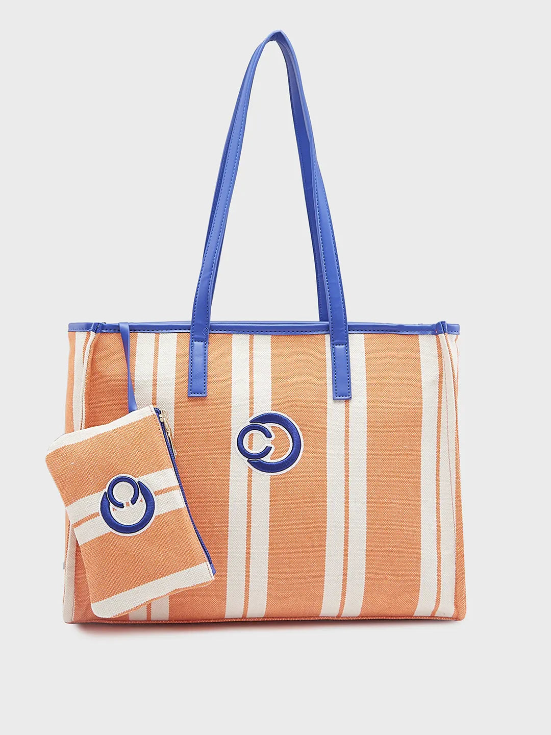 Caprese Dixie Medium Orange Tote Bag