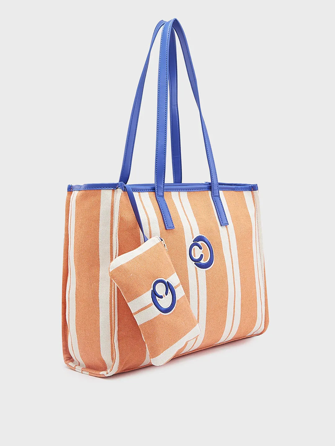 Caprese Dixie Medium Orange Tote Bag - Image 3