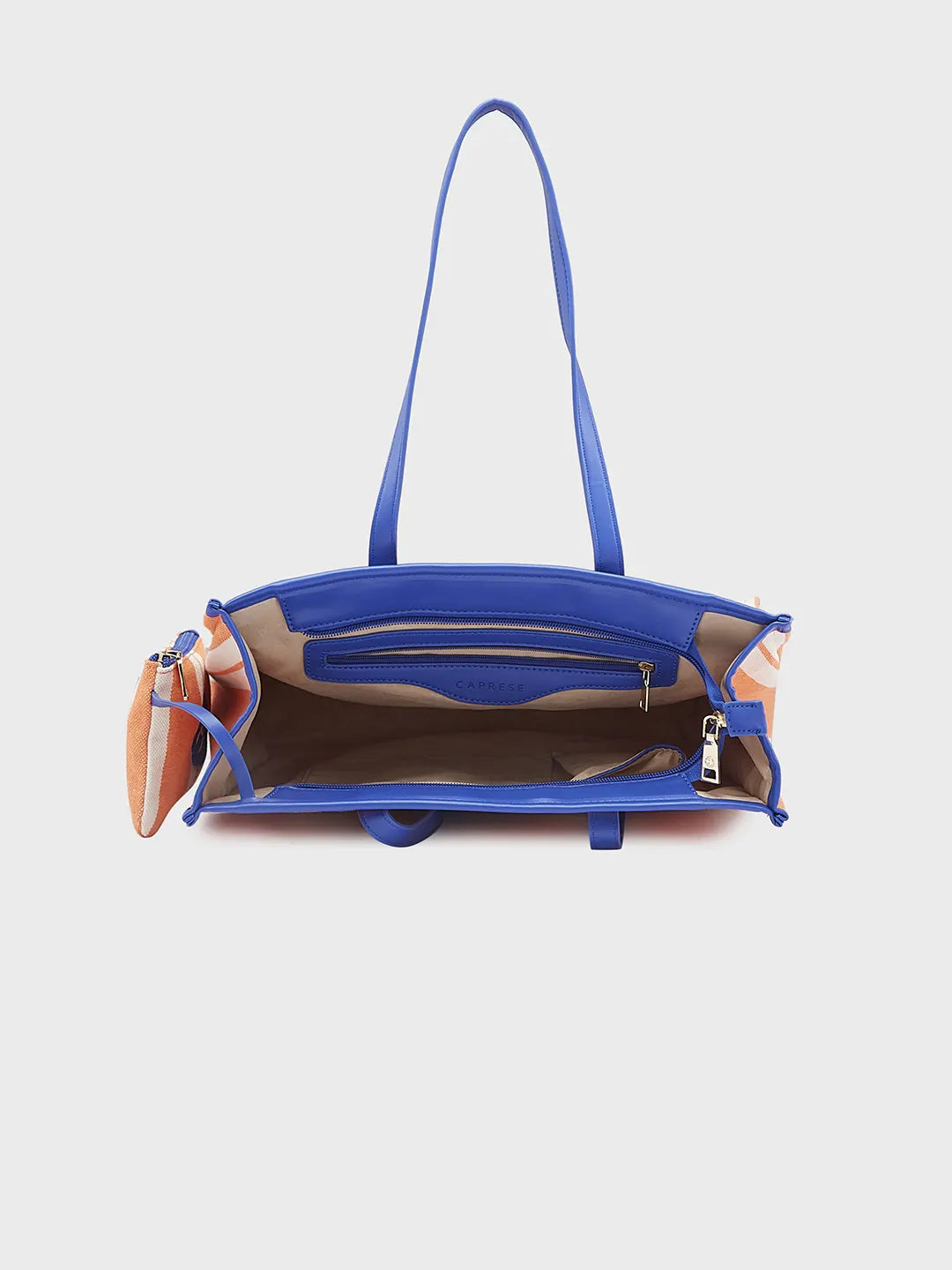 Caprese Dixie Medium Orange Tote Bag - Image 5
