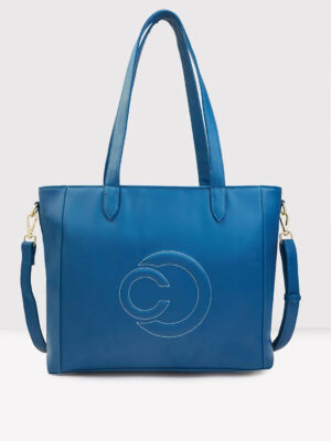 Caprese Dora Large Teal Tote Bag