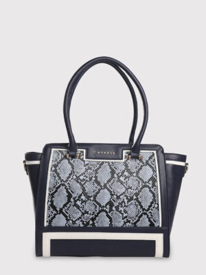 Caprese Ellis Large Navy Tote Bag