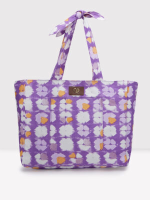 Caprese Enora Large Purple Tote Bag