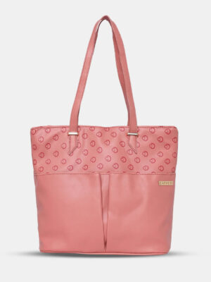Caprese Freya Medium Mellow Rose Tote Bag