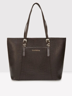 Caprese Gianna Large Dark Tote Bag