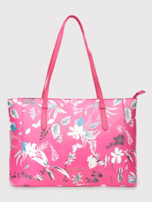 Caprese Gemma Large Dark Pink Tote Bag