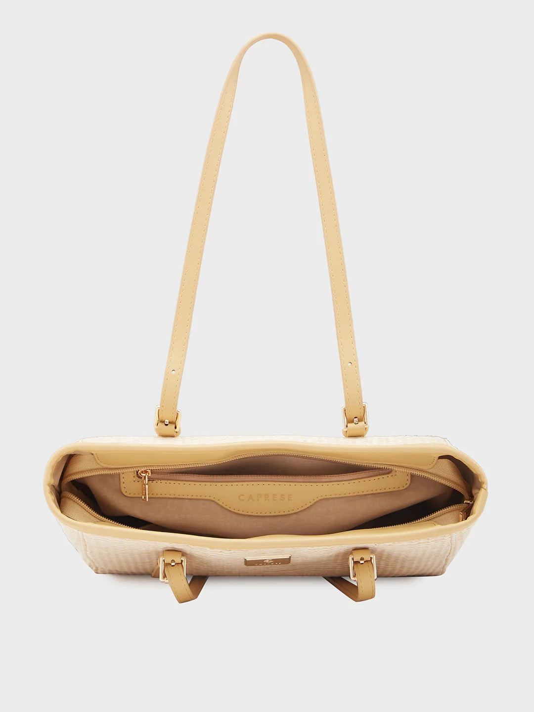 Caprese Georgia Medium Light Yellow Tote Bag - Image 8