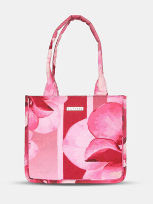Caprese Iris Large Pink Tote Bag
