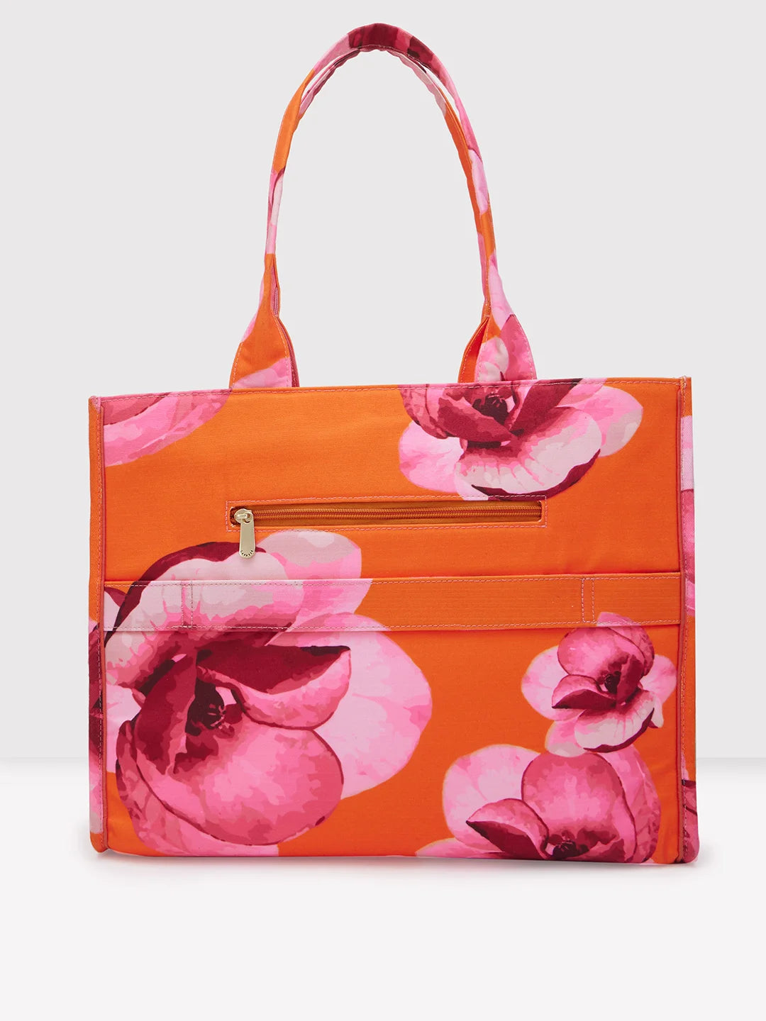 Caprese Ivy X Large Orange Tote Bag - Image 4