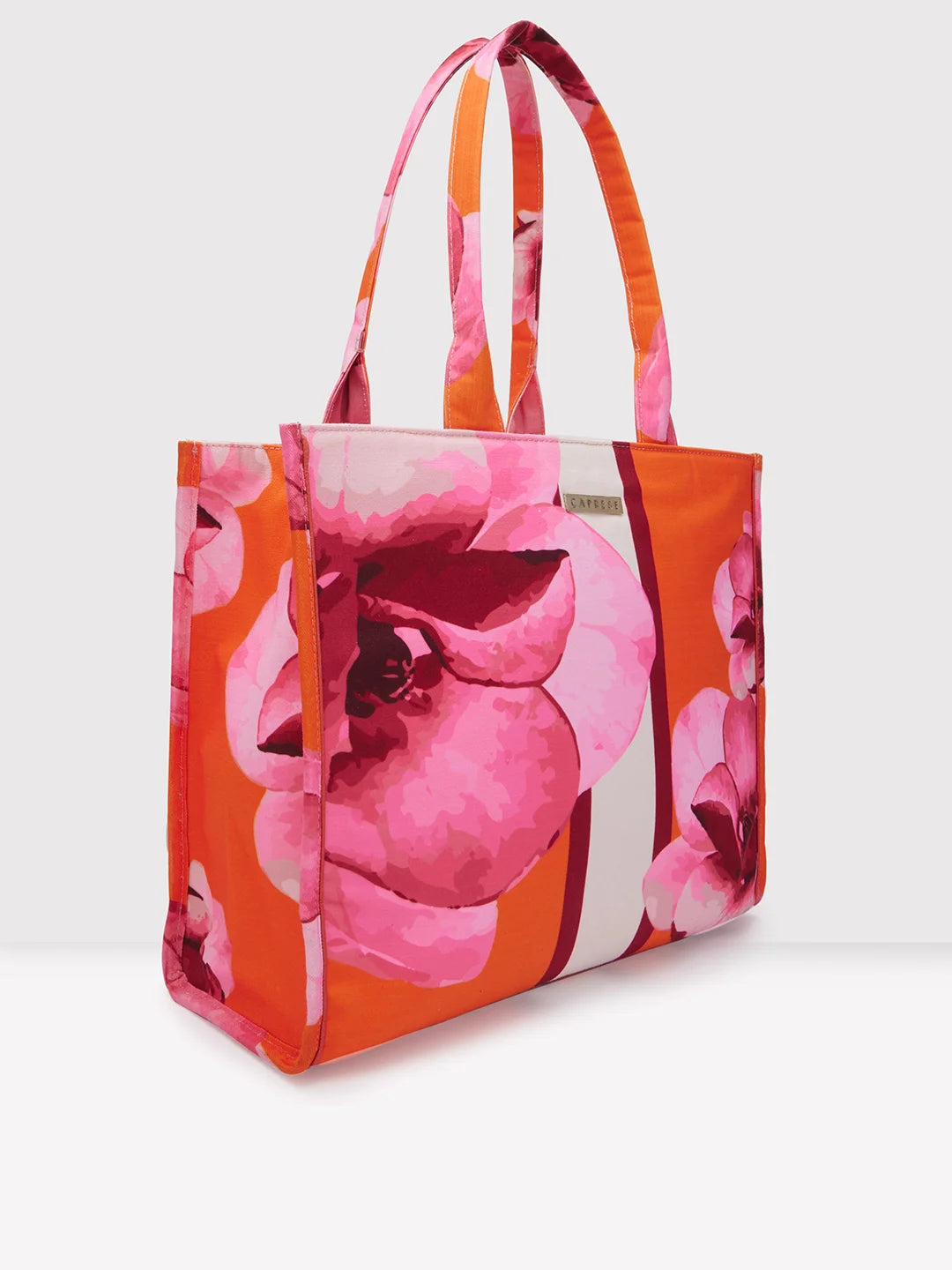 Caprese Ivy X Large Orange Tote Bag - Image 5