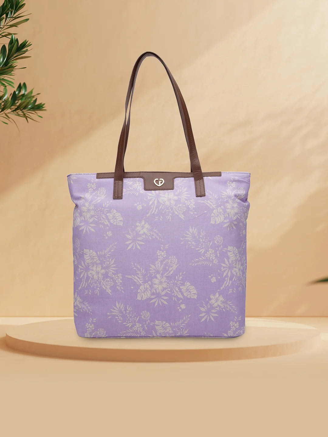 Caprese Kendall Large Lilac Laptop Tote Bag - Image 2