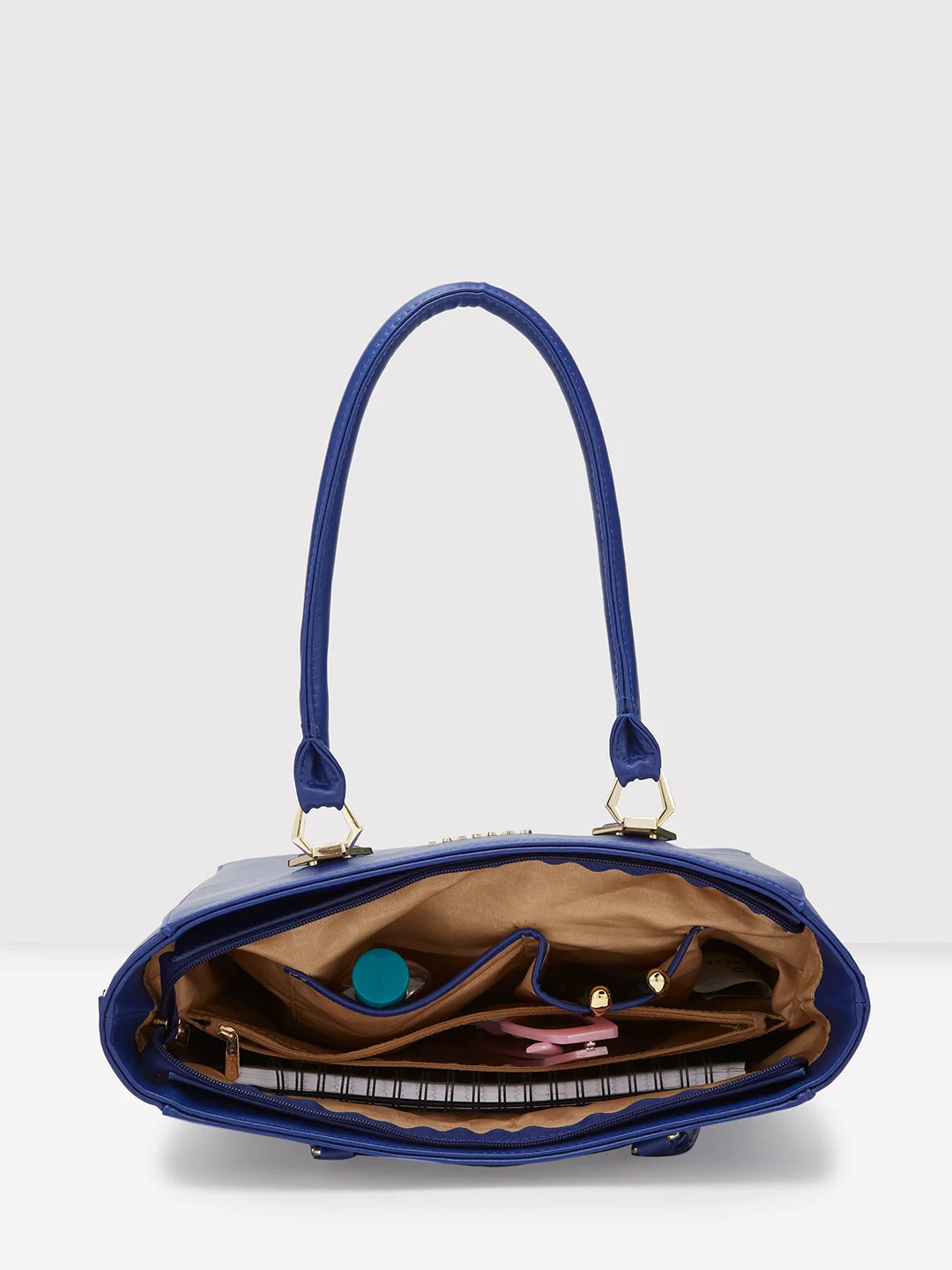 Caprese Lydia Medium Blue Tote Bag - Image 9
