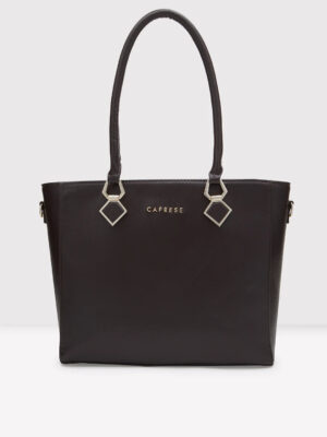 Caprese Lydia Medium Dark Oak Tote Bag