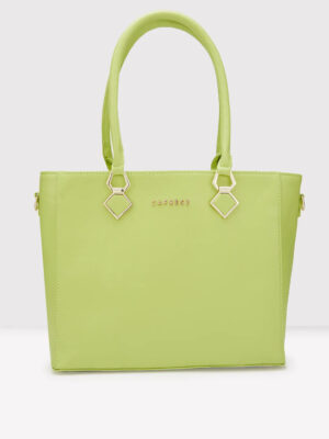 Caprese Lydia Medium Lime Tote Bag