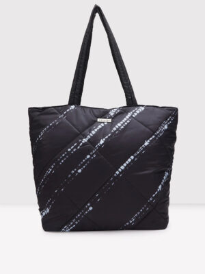 Caprese Olive Large Black Tote Bag