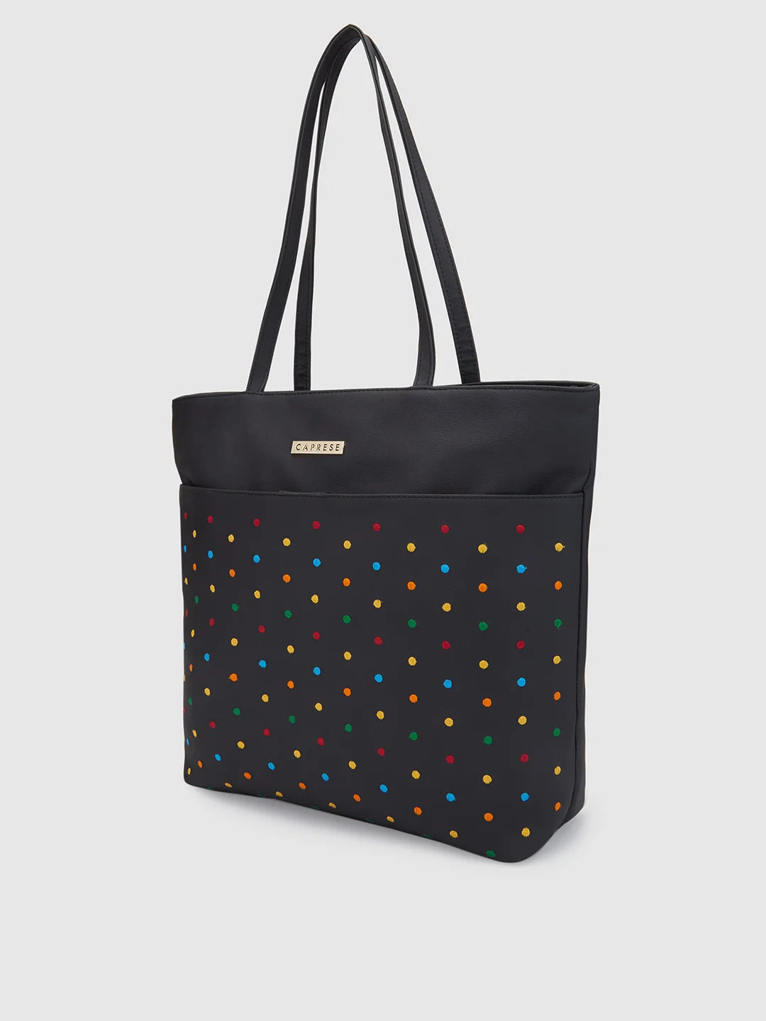 Caprese Popsicle Large Black Tote Bag - Image 3
