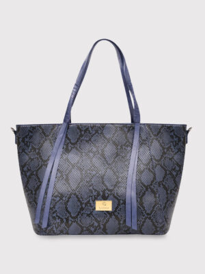 Caprese Saylor Large Blue Laptop Tote