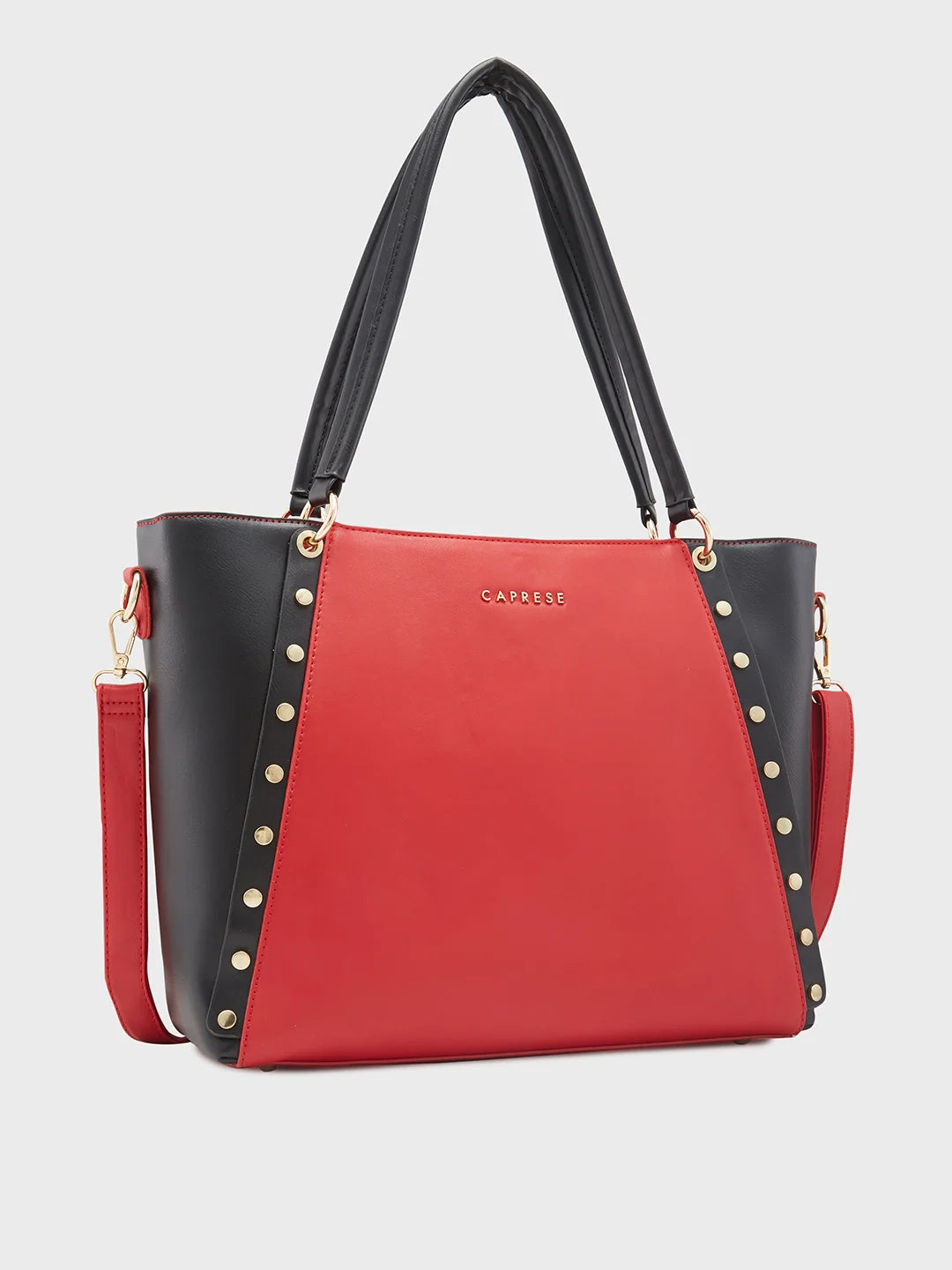 Caprese Shelby Large Red Laptop Tote Bag - Image 6