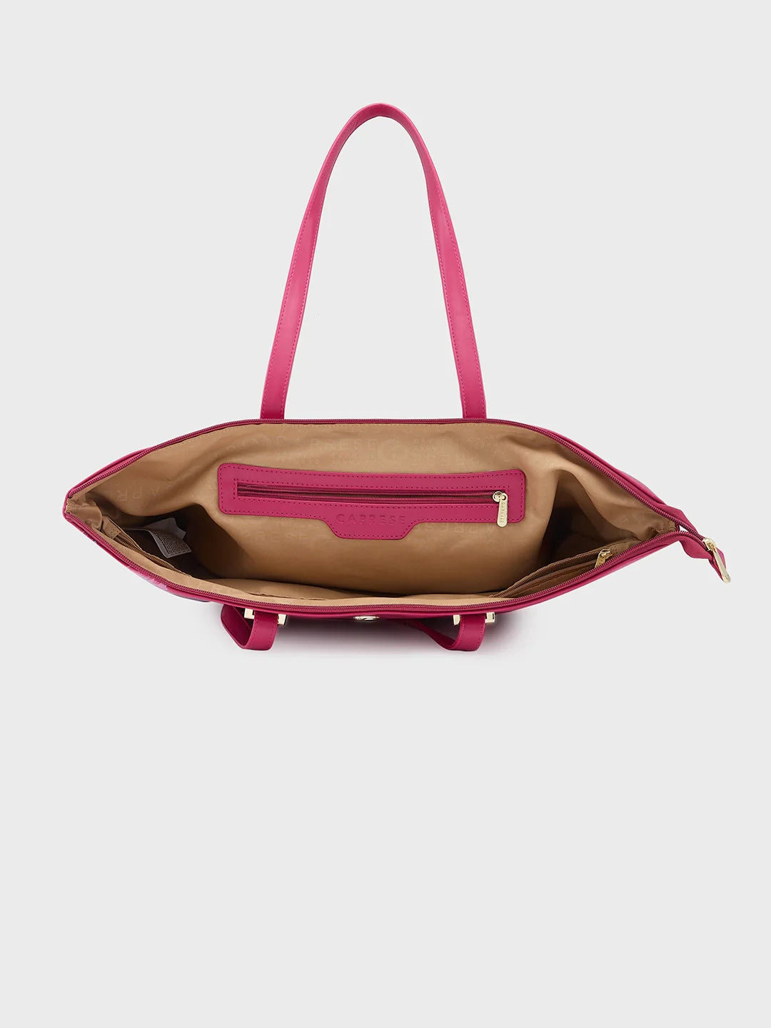 Caprese Shanaya Printed Large Burgundy Tote Bag - Image 9