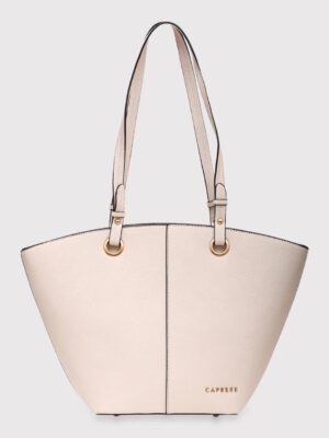 Caprese Tasha Large Beige Tote Bag