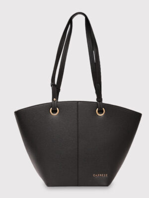 Caprese Tasha Large Black Tote Bag