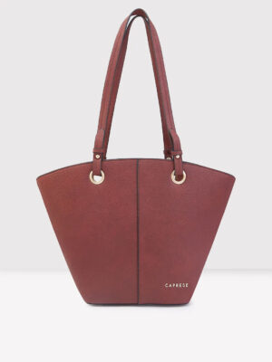 Caprese Tasha Large Maroon Tote Bag