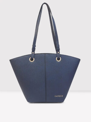 Caprese Tasha Large Navy Tote Bag