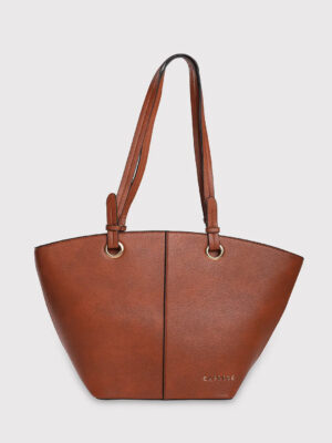 Caprese Tasha Large Tan Tote Bag