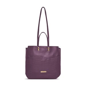 Caprese Tio Large Plum Tote Bag