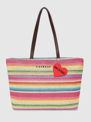 Caprese Vandee Medium Pink Tote Bag