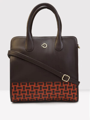 Caprese Zeta Medium Chocolate Tote Bag