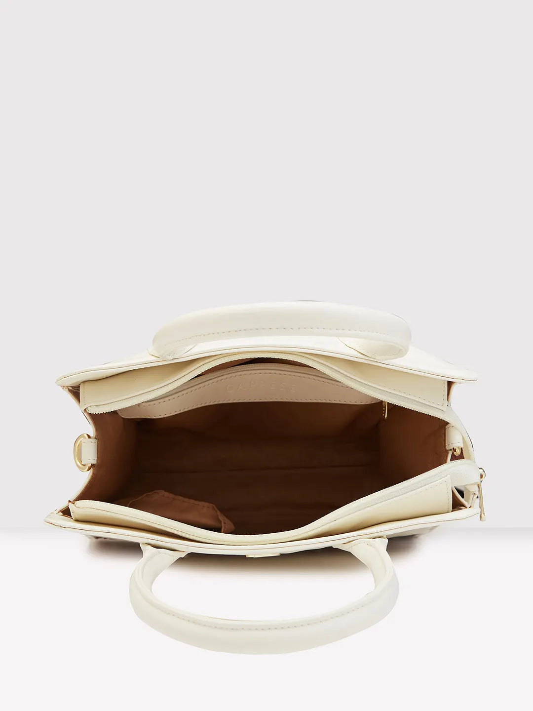 Caprese Zeta Medium Vanila Tote Bag - Image 9