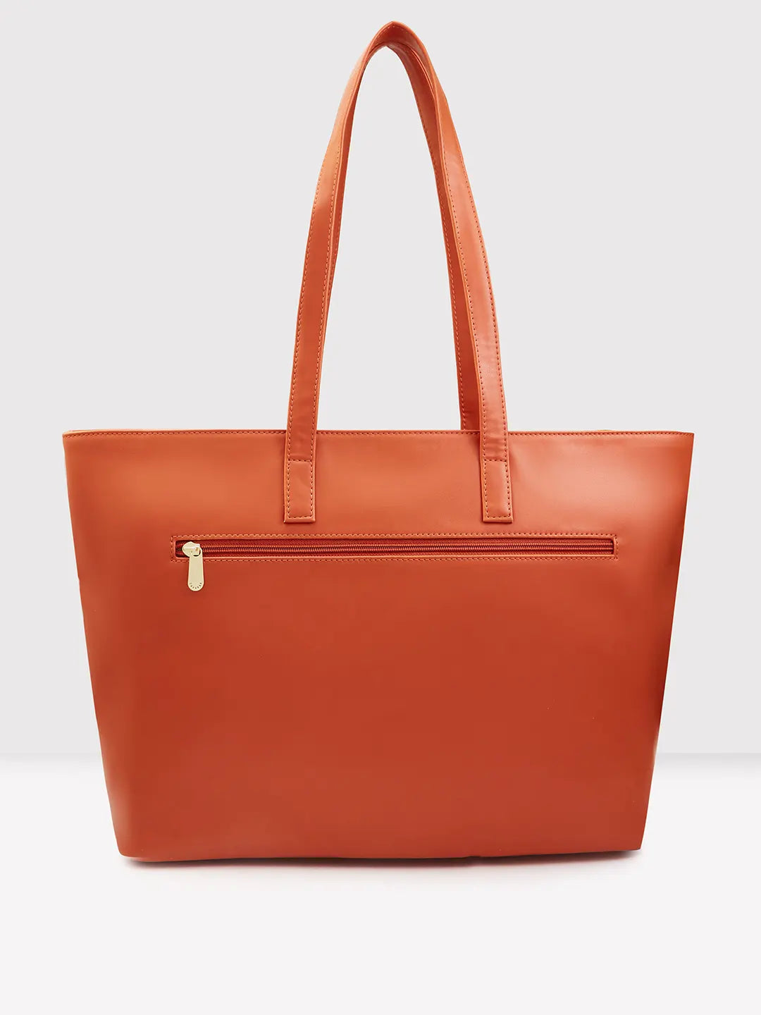 Caprese Zeta Large Tan Laptop Tote Bag - Image 3