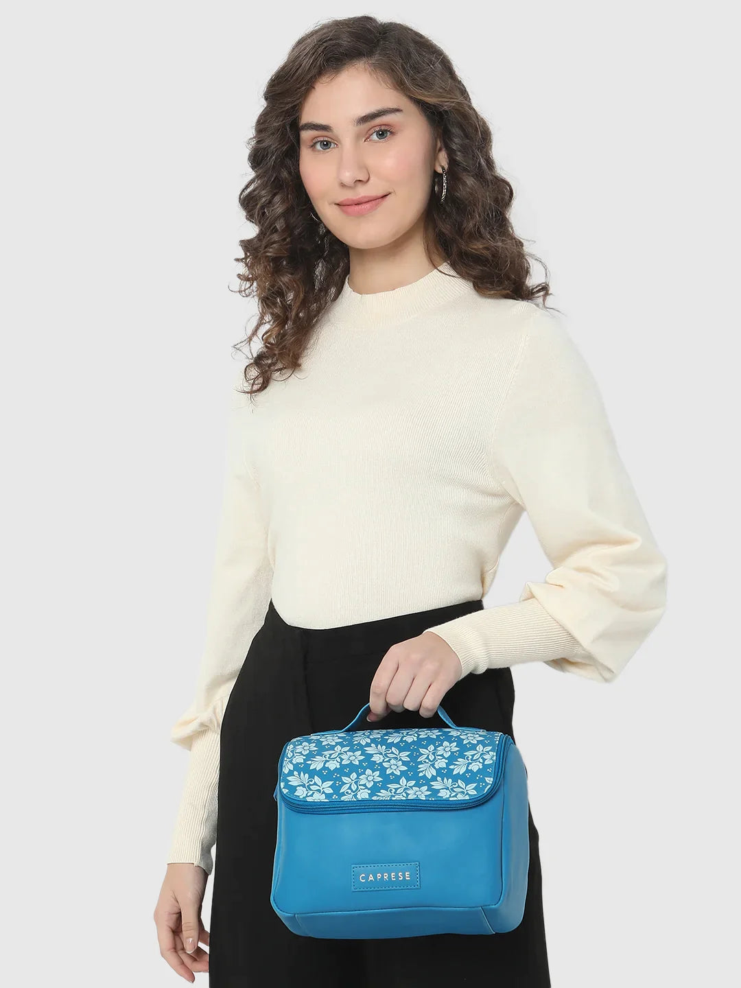 Caprese Bonita Medium Blue Vanity Case - Image 3