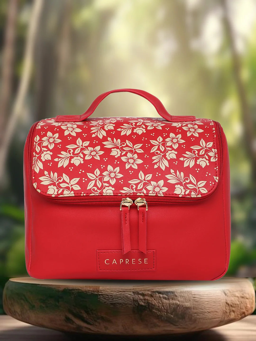 Caprese Bonita Medium Maroon Vanity Case - Image 2